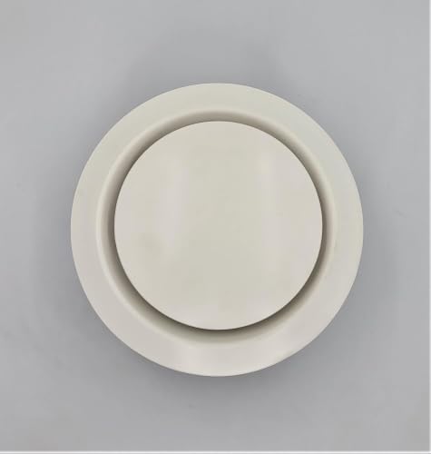 Image of Astberg 3 Step Diffuser With Dust FilterDucting Cover(150MM /6) /Exhaust Supply Ceiling /Diffuser Exhaust /Pipe Diffuser /Supply Valve /Air Vent /Inline Duct Ventilation System Accessories,White