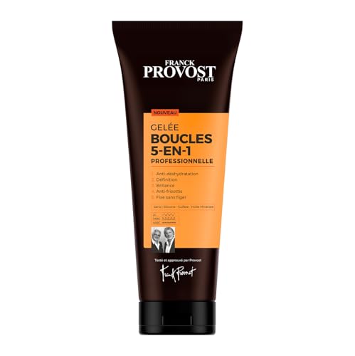 FRANCK PROVOST - Gelée Boucles 5-en-1 Professionnelle - 24h De Définition* - Hydratation & Brillance - Formule Sans Silicone, Sulfate** Et Huile Minérale -...