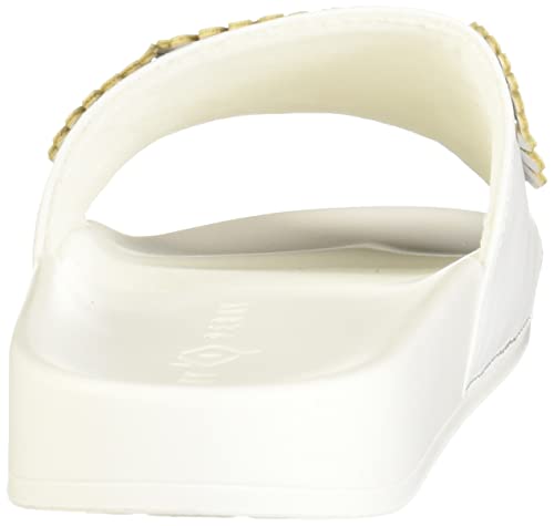 Katy Perry Women's The Jimmi Slide Sandal, White/Daisies, 7 #TOP2