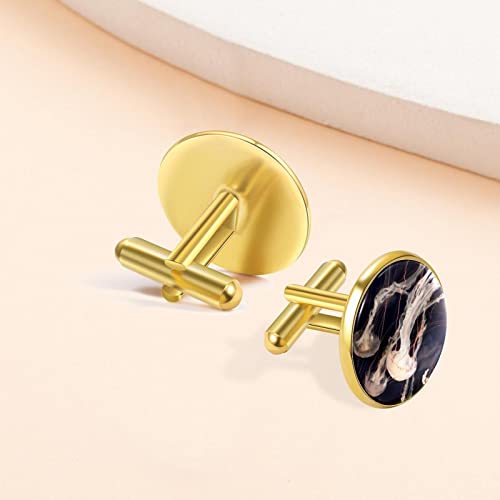 lucide kwallen Manchetknopen voor mannen set gepersonaliseerd - Image 8