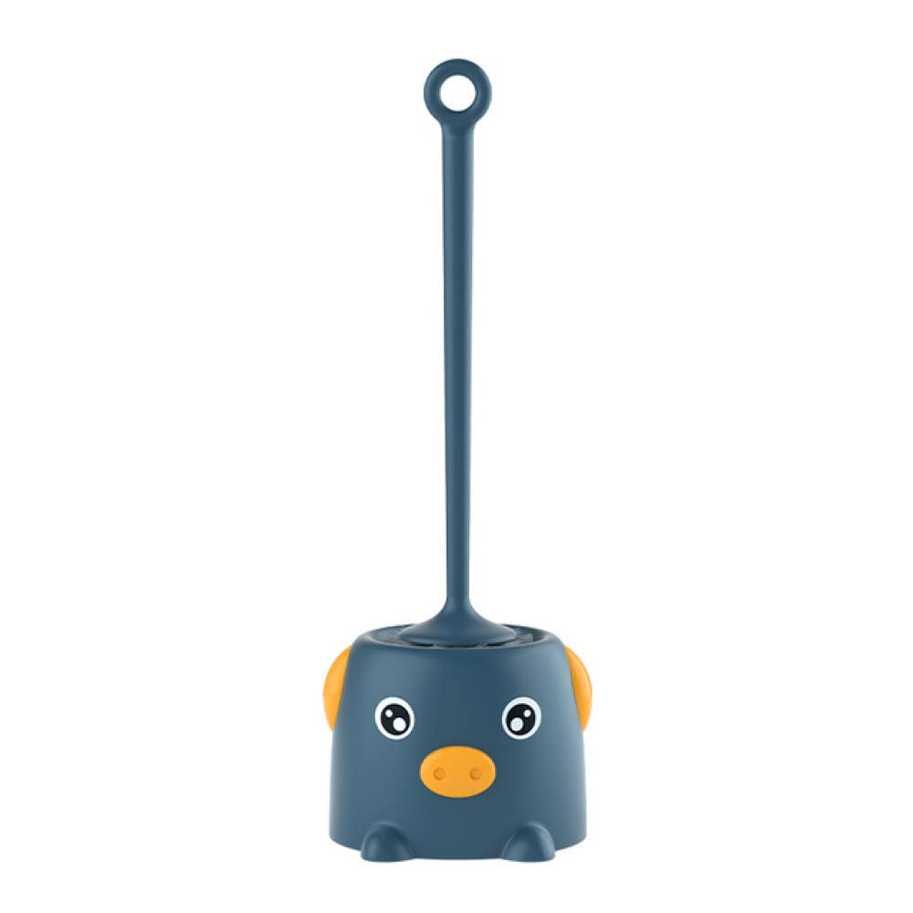 Brosse de toilette sans coin mort avec tête flexible en poils doux pour un entretien complet