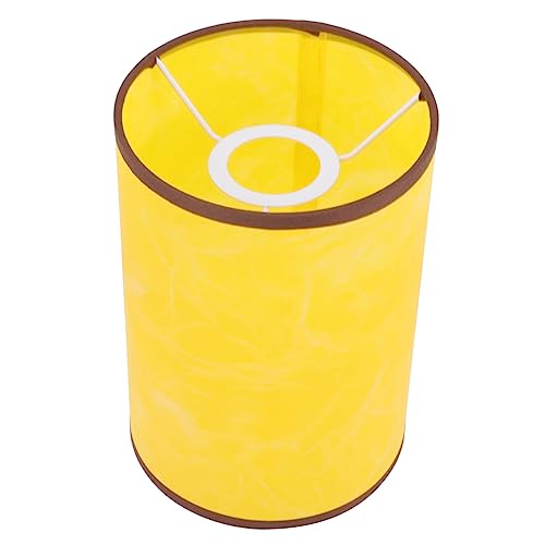 POPETPOP Pantalla Amarilla Lámparas de Decoración Artística Dormitorio y Salón Atmósfera Cálida