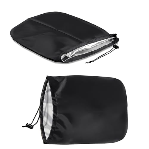 OIXEYA Cubierta de Espejo de Vista Lateral Cubierta de Protección de Retrovisor de Coche de Escarcha Hielo de Nieve Accesorios de Vista Trasera Exterior Tamaño Universal