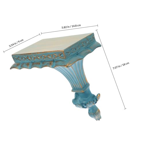Estante flotante de resina tallada estilo europeo para una decoración de pared premium 3