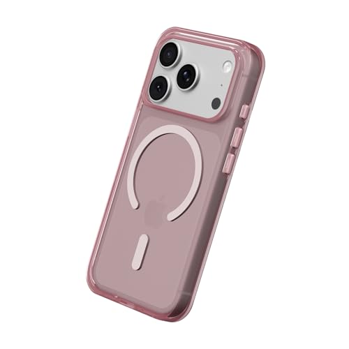 Coque MagSafe iPhone 17 Pro RhinoShield Clear Rosé transparente et anti-jaunissement