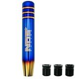 MARUHADO シフトノブ NOS アルミ チタンカラー シフトレバー スタイリッシュ M8 M10 M12 汎用 MT トラック 18cm NOS表記