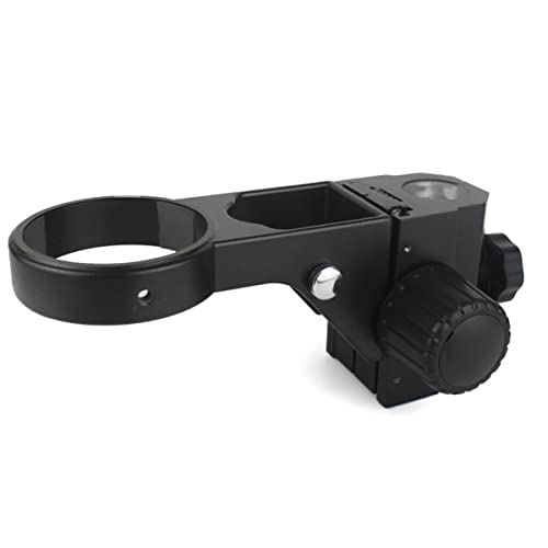 顕微鏡キット 76 ミリメートル直径ズーム stere 顕微鏡調整可能な集束ブラケット集束ホルダー Tinocular 顕微鏡双眼顕微鏡 顕微鏡レンズアダプター(32mm black)