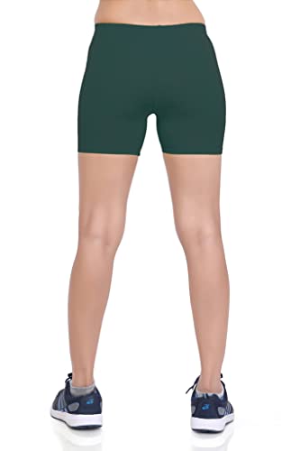 Image of Women's Solid Inner & Outer Wear Active Hot Shorts