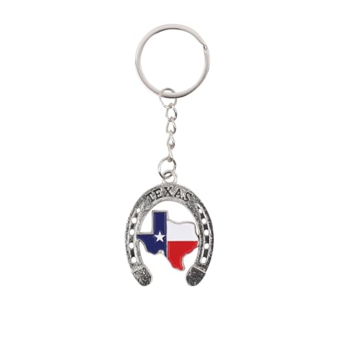 SandT Collection Texas Souvenir Keychain – Texan Flag Key Ring