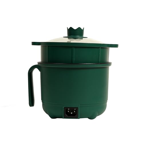 Image of Zanibo Multipurpose Electric Kettle 1.5L | Noodles Cooker & Egg Steamer | Boil, Steam, Fry, Saute | Multi Cooker Kettle for Water, Milk, Tea, Soup, Coffee, Noodles, Rice, 600W, 1-Year Warranty (ZMK-1510-MP Green)