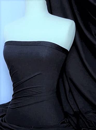 100% Cotton Single Jersey Fabric | Soft Stretch T-Shirt Material | Over 50 Colours | Oeko-Tex Certified | Same Day Dispatch | by Tia Knight (Navy)