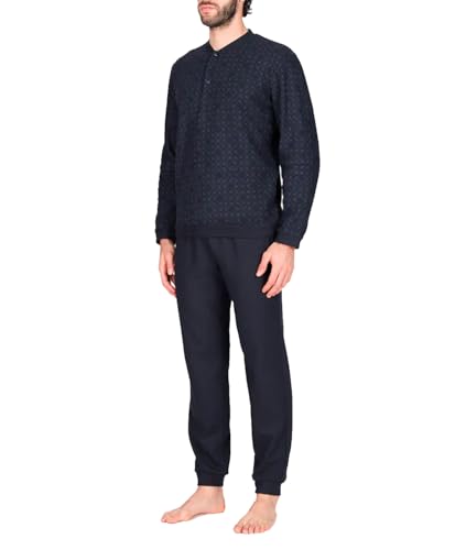 Pyjama en deux pièces Séraphin homme coton chaud Almeria jal793 hiver