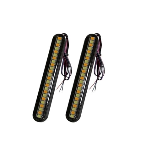 Bande lumineuse de clignotant moto étanche avec feu stop arrière et plaque LED