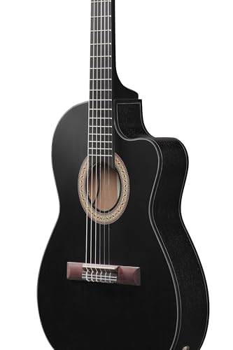 Image of Ibanez GA5MHTCE Acoustic-electric Nylon-string Guitar - Black