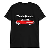 1954 Chevy Bel Air Red Antique Classic Car Collector Cars Short-Sleeve T-Shirt