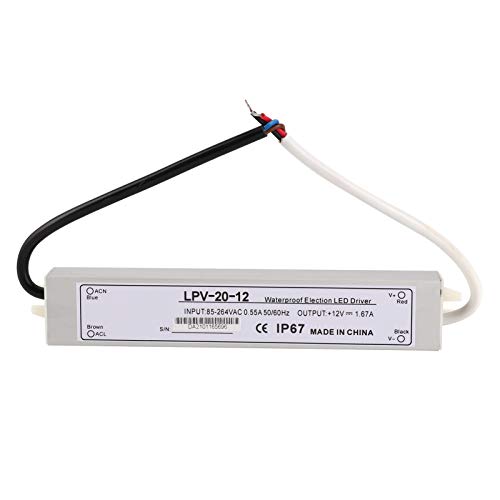 Power supply LPV-20-12 en aluminum alloy de haute conductivité