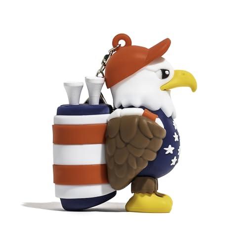 Vannyvee Sports Eagle Caddy Golf Tee Holder, Includes 8 Usa Themed Golf Tees, Fun Golf Accessories For Men And Women, Stylish Golf Bag Accessory And Golf Gift thumb #3