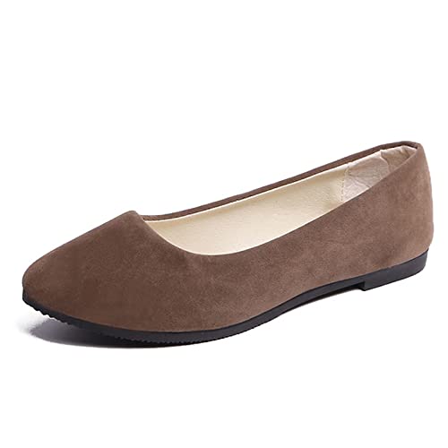 Flat Shoes for Women Slip On Comfortable Walking Ballerina Shoes Ladies Cute Ballet Flats Pumps Low Wedge Dolly Shoes2