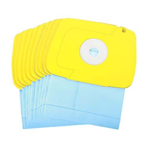 Lot de 10 Sacs d'Aspirateur de Qualité Supérieure pour Electrolux Lux 1, Classic, Royal, D 820