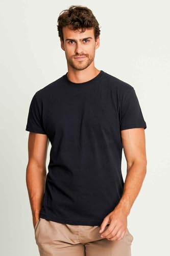 Men's T-Shirt Pack of 3 – Cotton Crew Neck Short Sleeve Tees – Soft Breathable Basic T-Shirts for Everyday Wear2