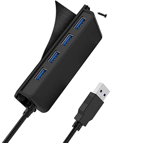 Tragbarer 4-Port-USB-3.0-Schreibtisch-Hub, fixierbarer USB-Daten-Hub 3.0 mit 100 cm langem Kabel für MacBook, Mac Pro/Mini, iMac, XPS, Surface Pro, Notebook-PC, USB-Flash-Laufwerke Tragbarer 4-Port-USB-3.0-Schreibtisch-Hub, fixierbarer USB-Daten-Hub 3.0 mit 100 cm langem Kabel für MacBook, Mac Pro/Mini, iMac, XPS, Surface Pro, Notebook-PC, USB-Flash-Laufwerke