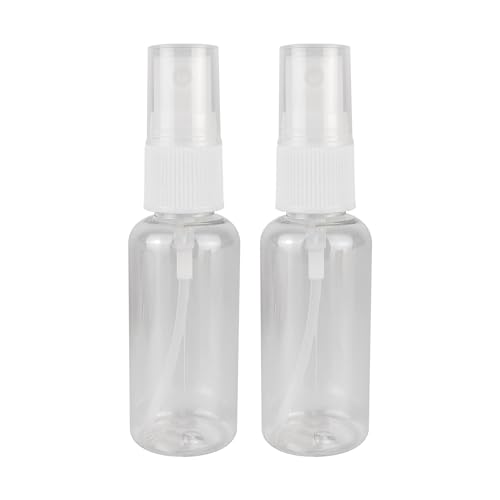 2 Pack Spray Bottle, 1 oz/30ml Small Plastic Spray Bottles, Travel Size Spray Bottle, Fine Mist Spray Bottles (2)