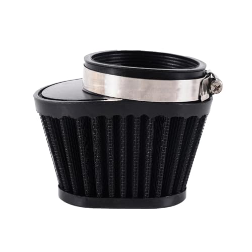 高流量吸気フィルター、自動吸気フィルター,コールドエアインテーク交換用 51/55/60mm - エンジン性能を向上させる自動吸気エアクリーナー 二層濾過 洗浄可能