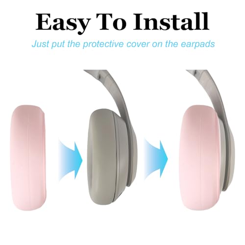 Cubre almohadillas de silicona para Beats Studio Pro (Rosa) | Fundas protectoras lavables anti-rayones, ajuste cómodo y liviano para audífonos Beats Studio Pro miniatura 6