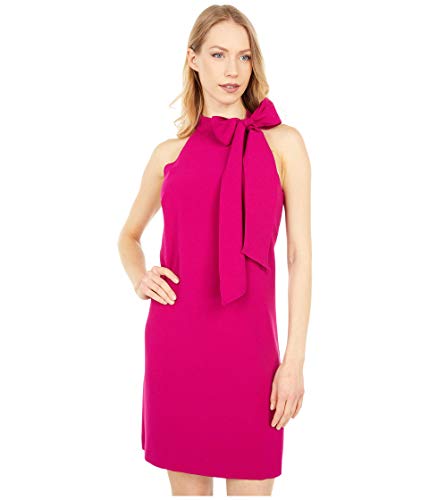 Image of Vince Camuto Women's Sleeveless Halter Tie Neck Shift Mini Dress