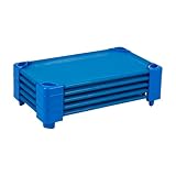 ECR4Kids Toddler Naptime Cot, Stackable Daycare Sleeping Cot for Kids, 40