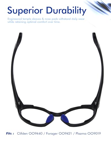 Image of SAUCER Replacement Nose Pieces Pads for Oakley Forager OO9421 Sunglasses