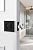 goldenwarm Black Pocket Door Hardware with Indicator, Contemporary Pocket Door Lock, Matte Black Privacy Square Pocket Door Hardware for Bathroom(1 Pack)