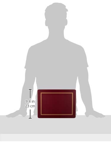Pimpernel Classic Burgundy Placemats, Set of 6, 30.5 x 23cm - Cosy Home Interiors Pimpernel Classic Burgundy Placemats, Set of 6, 30.5 x 23cm - Image 4