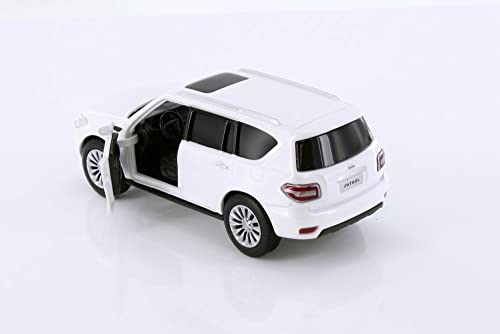 Nissan Patrol Y62, White TM15213W - Modelo 1/36 miniatura 3
