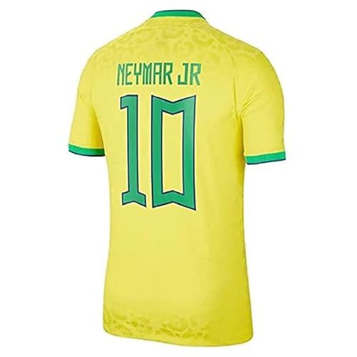 Image of Neymaar 10 Home Away Kit Football Jersey with Black 2024 /25(Kid's, Boy's& Men)