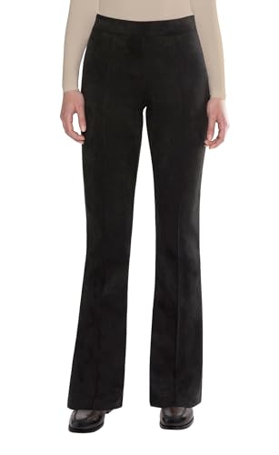 Matty M Women's High-Rise Bootcut Faux Suede Pants