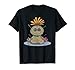 Poupée Voodoo amusante avec pierres chakras dans le siège de yoga et de lotus T-Shirt