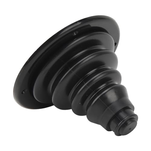 BORDSTRACT Boat Rigging Cable Boot, 105mm Transom Steering Wires Holder, Rubber Boat Marine Steering Shift Cable Boot, Motor Well Cable Boot for RV Marine Yacht(Black)