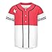 Vnurnrn Singapore Flag Mens Baseball Button Down Jersey Hipster Hip Hop T Shirts