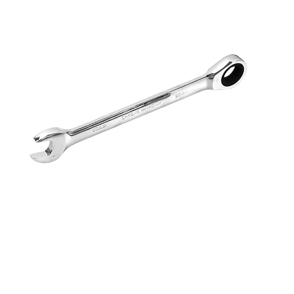 Combination Spanner 1 pcs Dual use Ratchet Combination Metric Wrench Tooth Gear Ring Torque and Socket Wrench Set Nut Tools for Repair auto Ratchet Spanner(22mm)