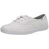 Keds Keds Champion Leather Lace Up, Sneaker Womens, White Leather, 8.5 Medium