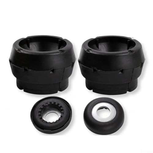 Pair Front Suspension Strut Top Mount & Bearing for Skoda For Octavia For Fabia For Golf For Jetta A1, Replaces 6R0412249 1J0412331C Black Plastic Kit
