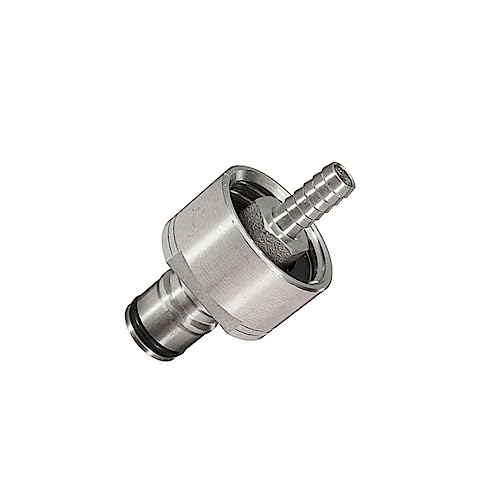 Cabilock Stainless Steel Carbonation Cap for Pet Bottles Counter Pressure Bottle Filler for Beer Soda Juice Easy Attachment to Ball Lock Connectors Beverage Carbonation Tool