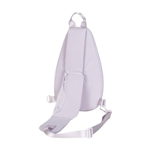 Image of PUMA Women's Myriad Sling, Sporty Hands-Free Bag with Reversible Strap & Dual Compartments, Lilac Frost, One Size
