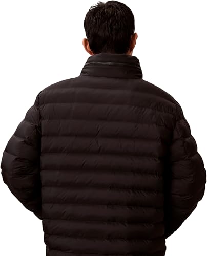 Calvin Klein Jeans Herren LS NYLN MD WT HDD F LV04RC511G Jacken, Schwarz (Black), XXL, Schwarz (Schwarz), XXL – Ansicht 2