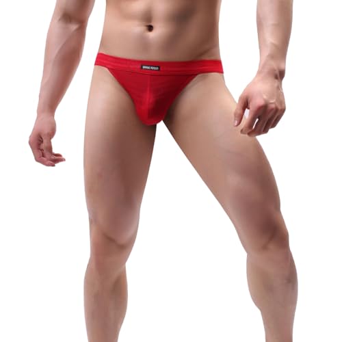 Mens Low Rise Mesh G-String Thong Underwear2