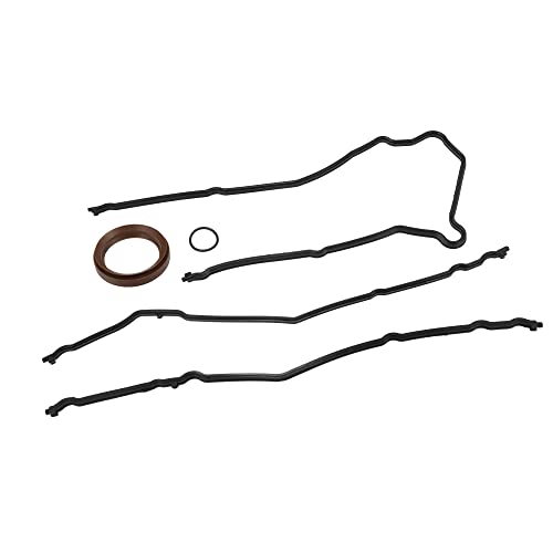 Image of Car Timing Cover Seal Gaskets Set TCS45982-1 for Ford Expedition 1999-2004 Metal Rubber Black