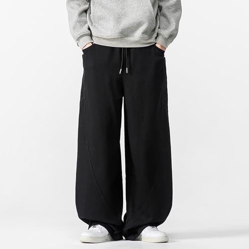 Men's New Fall and Winter Large Size Japanese Retro Workwear Casual Pants Wide Legged Pants Couple Casual Pants2