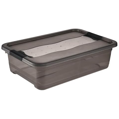 keeeper 28L Transparent Storage Box with Lid Cover