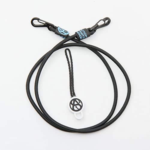 Action Sports Phone Anchor – Tough Outdoors Aussie Made Lanyard & Anti-Tangle Bungie Cord Leash Securely Tether Your Phone Procam Keys Wallet (Black) #TOP7